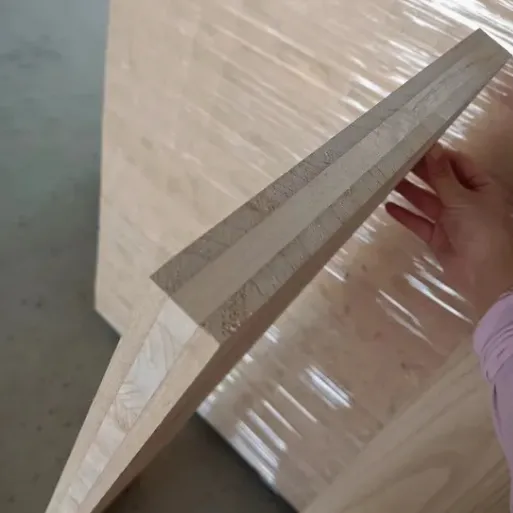 Kết cấu ván ép Paulownia Edge bằng gỗ nguyên khối